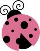 Pink Lady Bug Clip Art